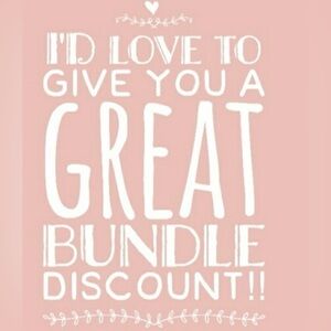 Bundle your items for a discounted deal
